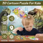 3D Cartoon Puzzle Set for Kids - Image 2
