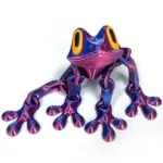 3D Magnetic Frog Figurine – Poseable Jointed Fridge Magnet Decoration - Image 10