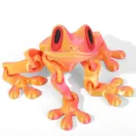 3D Magnetic Frog Figurine – Poseable Jointed Fridge Magnet Decoration - Image 13