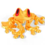 3D Magnetic Frog Figurine – Poseable Jointed Fridge Magnet Decoration - Image 12