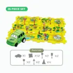 Kids Car Track Puzzle Set - Image 9