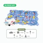 Kids Car Track Puzzle Set - Image 11