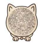 135-Piece Morandi-Colored Cat Shaped Wooden Jigsaw Puzzle - Image 14