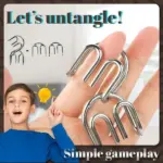 3D Metal Challenge Puzzle Toy - Image 2