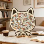 135-Piece Morandi-Colored Dog Shaped Wooden Jigsaw Puzzle - Image 2