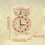 Wooden Owl Clock 3D Puzzle - Image 9