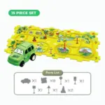 Kids Car Track Puzzle Set - Image 8