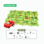 Kids Car Track Puzzle Set - Image 7