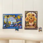 The Starry Night 3D Wooden Puzzle with LED Light – Interactive DIY Wall Art & Home Décor - Image 10
