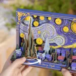 The Starry Night 3D Wooden Puzzle with LED Light – Interactive DIY Wall Art & Home Décor - Image 4