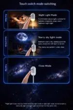 Starry Sky Projector – USB Night Light with Interchangeable Galaxy Discs - Image 12