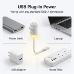 Starry Sky Projector – USB Night Light with Interchangeable Galaxy Discs - Image 18