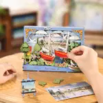 The Starry Night 3D Wooden Puzzle with LED Light – Interactive DIY Wall Art & Home Décor - Image 14