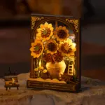 The Starry Night 3D Wooden Puzzle with LED Light – Interactive DIY Wall Art & Home Décor - Image 24
